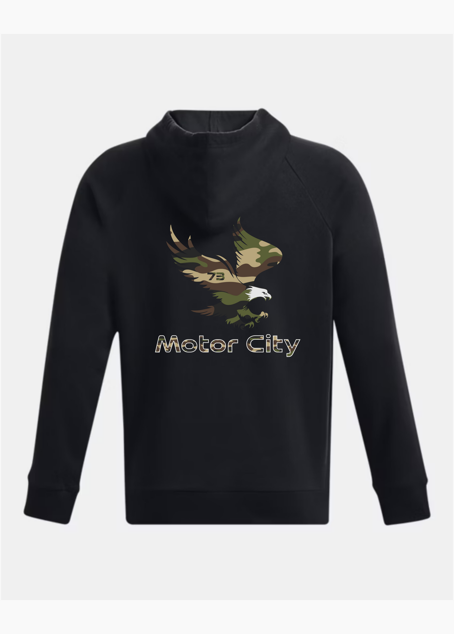 Motor City Eagle V2 Under Armour Rival Fleece Hoodie