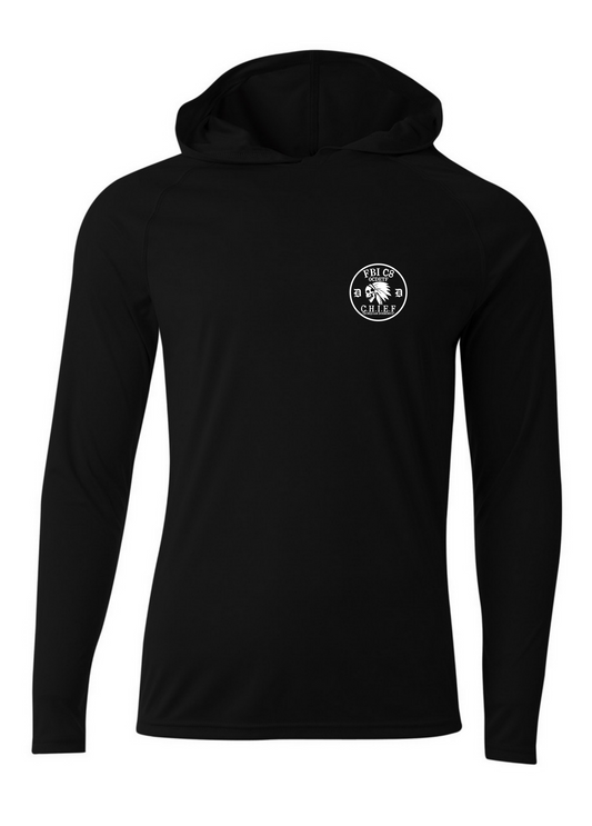 Cooling Performance Long Sleeve Hoodie with CHIEF Logo