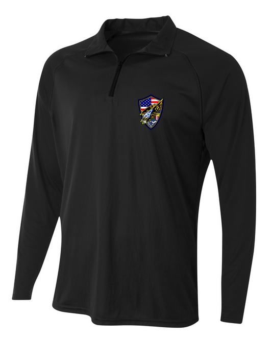 Performance 1/4 Zip with Logo