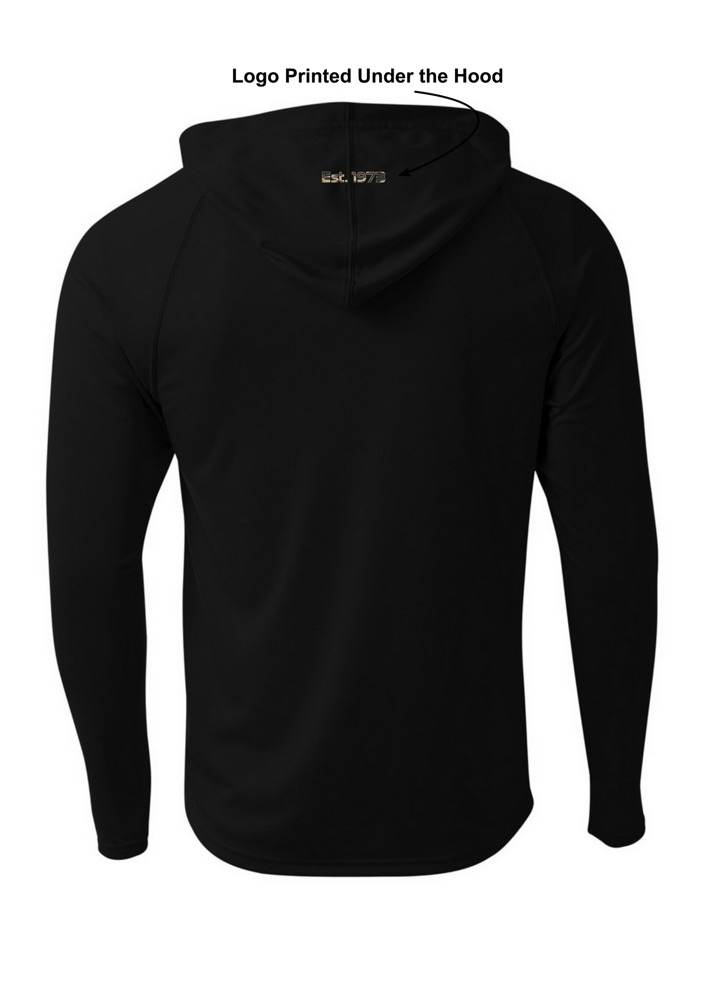 Motor City Eagle Logo Cooling Performance Long Sleeve Hoodie