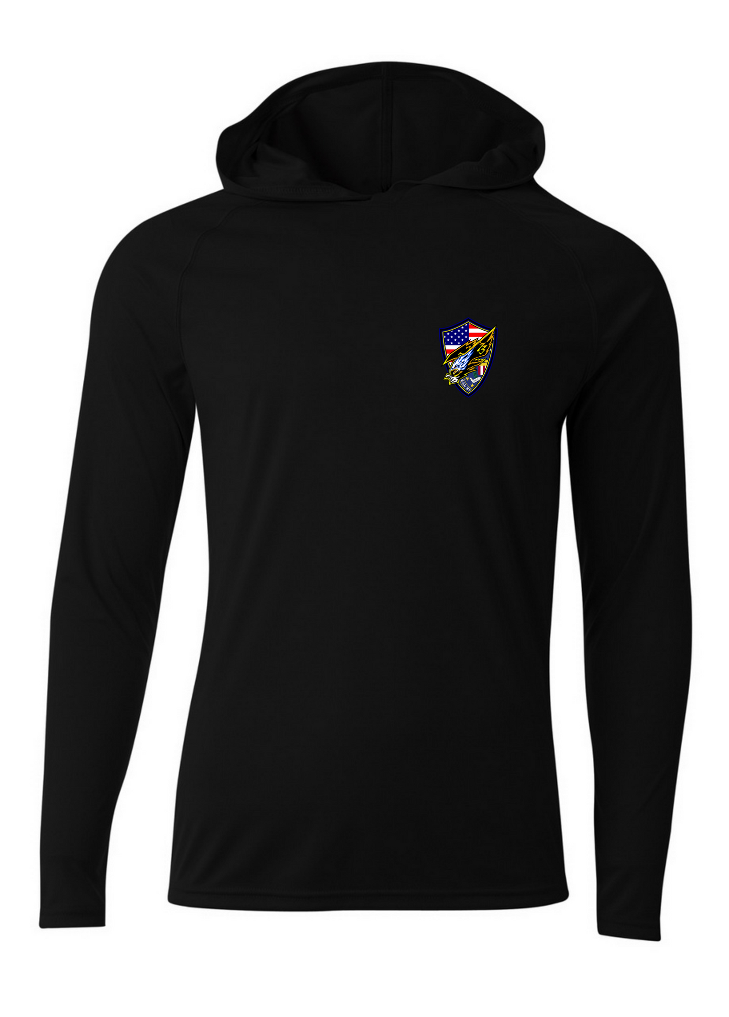 Cooling Performance Long Sleeve Hoodie with Logo